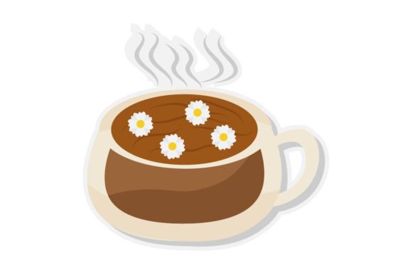 Chamomile Tea Sticker: A Designer's Review for Embroidery