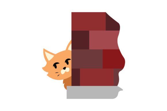 Cute Cat Looking Around Corner Sticker: A Designer's Review