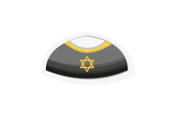 Hanukkah Sticker - Rabbi Kippah Design Review