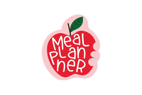 Meal Planner Sticker: A Designer's Take on Stitching Organization