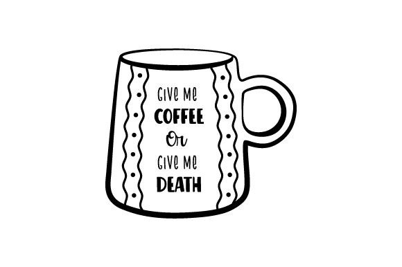 Review: Give Me Coffee or Give Me Death Mug Sticker