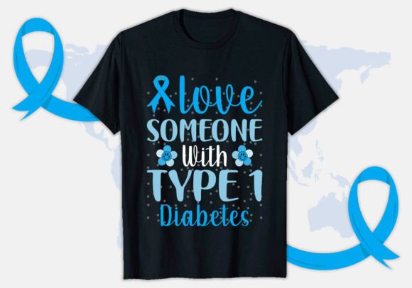 Review: I Love Diabetes Awareness T-shirt Design for Embroidery