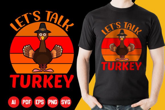 Review: Let's Talk Turkey Thanksgiving T-Shirt Design