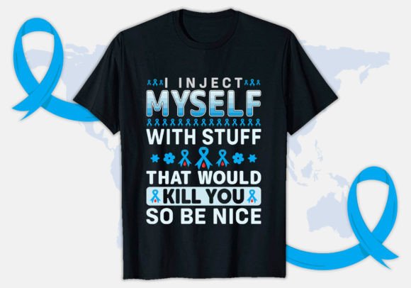 Reviewing the I Inject Diabetes Awareness T-shirt Design