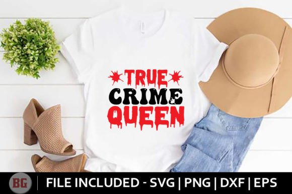 True Crime Queen: A Designer's Take on Stitching This Bold Graphic